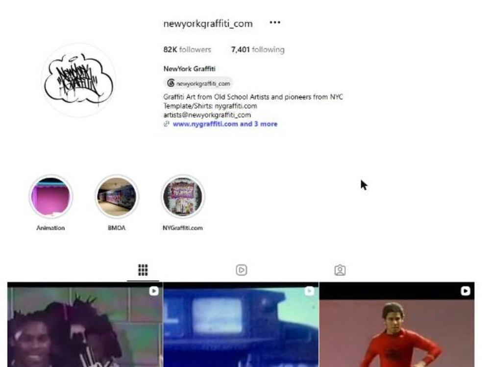 @newyorkgraffiti_com Instagram profile with 82K followers